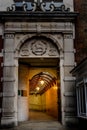 Passageway in The Temple, London Royalty Free Stock Photo