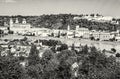 Passau city with Saint Stephen`s cathedral, Lower Bavaria, color Royalty Free Stock Photo