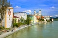 Passau on Danube river, Germany