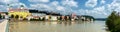 Passau Panoramamic view of the three rivers City