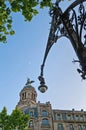 Passeig de Gracia street in Barcelona, Spain Royalty Free Stock Photo