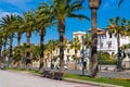 Passeig Jaume I in Salou Royalty Free Stock Photo