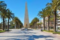 Passeig Jaume I, in Salou, Spain Royalty Free Stock Photo