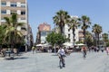 Passeig Maritim on the seaside in Barcelona