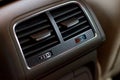 Passenger air conditioning controls on an automatic gearbox compact luxury crossov