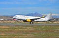 Passenger Aircraft Landing At Airport Royalty Free Stock Photo