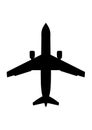 Passenger airplane Royalty Free Stock Photo