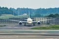 Passenger airplane at Tokyo Narita Airport