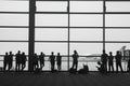 Passenger in airport