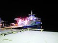 Passenger boat on the island of Nami