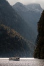 Passenger boat on the Koenigssee near Berchtesgaden Royalty Free Stock Photo