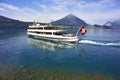 Passenger boat, Lake Thun, Switzerland Royalty Free Stock Photo