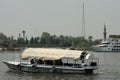 Passenger boat sailing Nile river, Cairo, Egypt