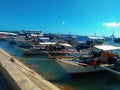 The passenger boats