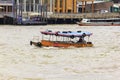 Passenger boats in the Chao Phraya River,