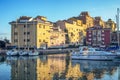 Passenger Boats in spanish harbour Royalty Free Stock Photo