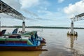 Passenger boats terminal for rural villagers