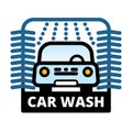 Passenger Car at automatic car wash station
