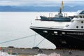 Passenger Expedition Passenger Cruise Liner Azamara Quest Azamara Club Cruises anchored at pier Sea Port
