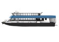 Passenger Ferry Boat Isolated