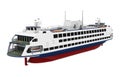 Passenger Ferry Boat Isolated Royalty Free Stock Photo