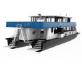 Passenger Ferry Boat Isolated