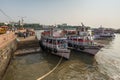 Passenger ferry boats near Gateway of India in Mumbai Bombay, India Royalty Free Stock Photo