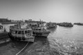 Passenger ferry boats near Gateway of India in Mumbai Bombay, India Royalty Free Stock Photo