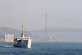 Passenger ferry in Bosporus Strait, Istanbul