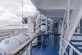 Passenger ferry deck Royalty Free Stock Photo