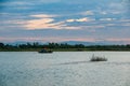 Passenger ferry riverboat in Thu Bon River near Hoi An, Vietnam, Indochina, Asia