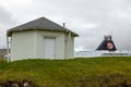 A passenger ferry of the Smyril-Line moored in the port, Faroe Islands. Thorshavn