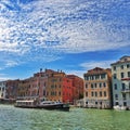 Passenger ferry in Venice on the Grand Canal