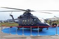 Passenger helicopter AgustaWestland AW139 at the International A