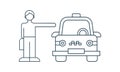 Passenger icon vector illustrator.