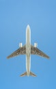 Passenger jet silhouette Royalty Free Stock Photo