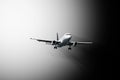 Passenger plane - abstract composition Royalty Free Stock Photo
