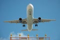 Passenger plane on final approach