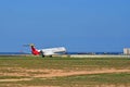 Iberia Aircraft At Alicante Airport Royalty Free Stock Photo