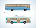 Passenger public urban transport: municipal trolley bus and intercity bus.