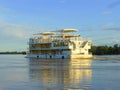 Passenger boat sailing the River Amazon