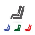passenger seat airplane icon. Elements of airport multi colored icons. Premium quality graphic design icon. Simple icon for websit