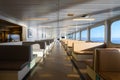 Passenger seating area on the Washington State Ferry Suquamish