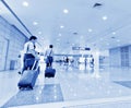 Passenger in the shanghai pudong airport