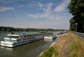 Passenger ship on the Danube Royalty Free Stock Photo