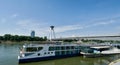Passenger ship on the Danube Royalty Free Stock Photo