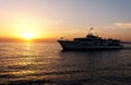 Passenger ship on Lake Balaton Royalty Free Stock Photo