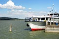 Passenger ship on Lake Balaton, Hungary Royalty Free Stock Photo