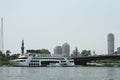 Passenger ship sailing Nile river, Cairo, Egypt