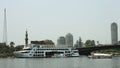 Passenger ship sailing Nile river, Cairo, Egypt